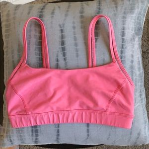 Pastel pink lululemon sports bra size 2 *rare